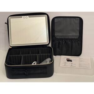 LED Light Up Makeup Case Black